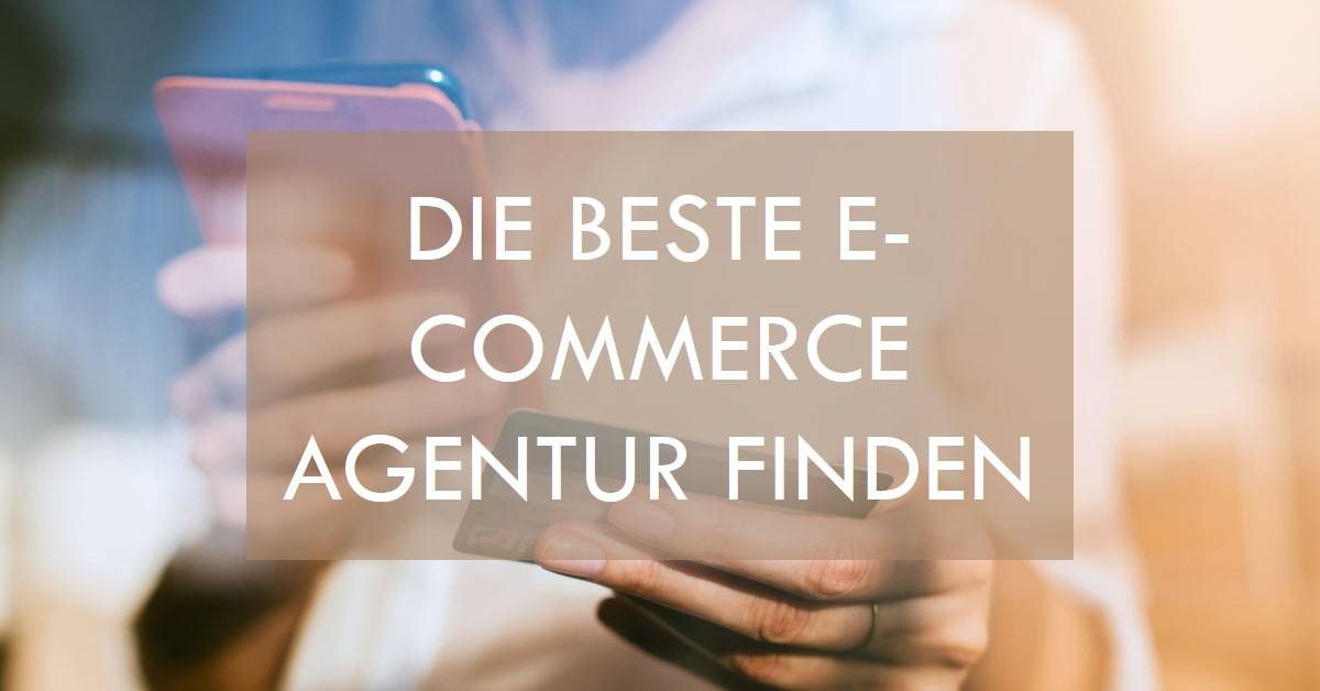 Find an e-commerce agency - book the best service provider for your company