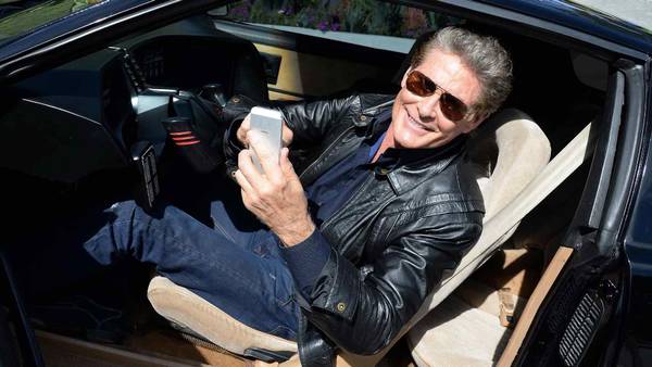 Spot shoot with David Hasselhoff as Knight Rider with daughter Taylor Ann and of course K.I.T.T.
