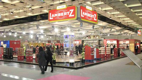 Trade fair service and agency for Lambertz at the ISM in Cologne