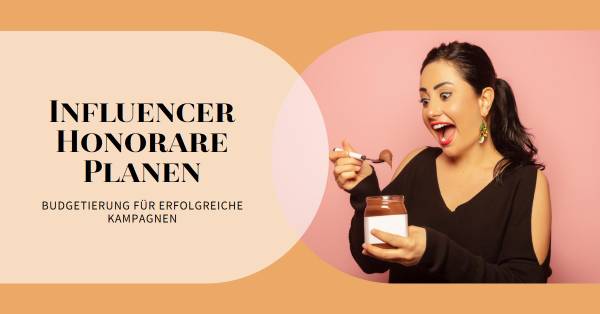What fee per influencer should be budgeted for a post?